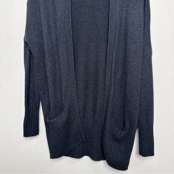 Aritzia Womens Xsmall Talula Cashmere Open Front Black Cardigan - Picture 5 of 15